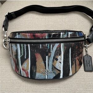 Coach X Mint and Serf Bethany Belt Bag in colour Black Multi New without tag